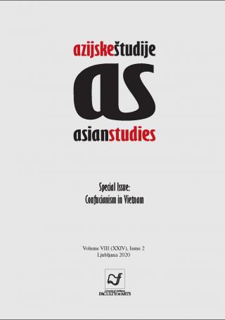 Naslovnica revije Azijske študije